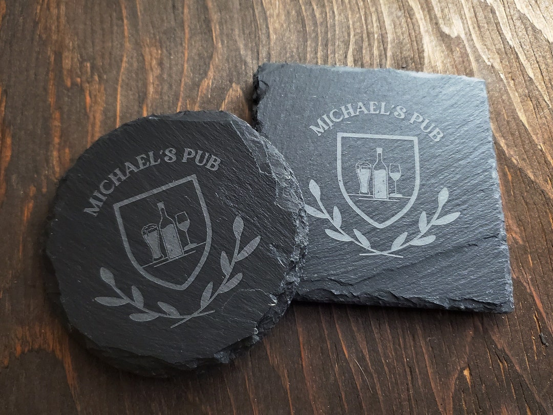 Custom Beer Coasters Premium Quality Personalized Drink Etsy