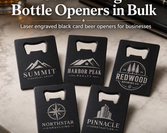 Custom Logo Bottle Opener In Bulk, Branded Card Beer Openers For Business, Custom Bottle Opener, Wallet Bottle Opener, Small Business Gift