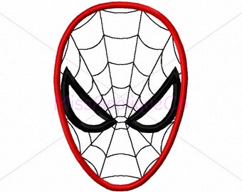 Spider Hero Applique Machine Embroidery Design File