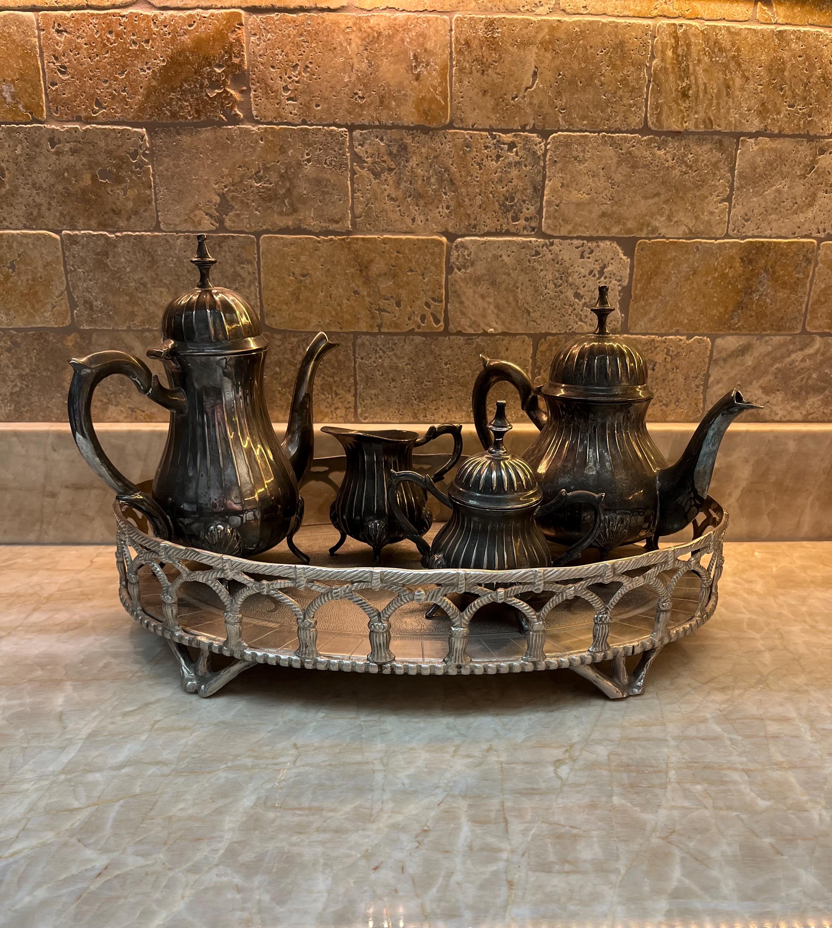 Silver plated tea and coffee set - Etsy 日本