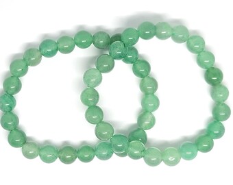 Aventurine Bracelet, Beaded Aventurine  Bracelet, 8MM Aventurine  Bracelet, Gemstone Bracelet, Healing Bracelet, Green Aventurine Gift