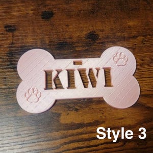Kennel Pet Name Plates, Set of 2, Crate Pet Tags, Doghouse Signs, Dog ...