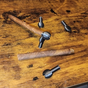 Cigarillos Black Filter Tips, Reusable Filter for Joints & Blunts, Cigar Filter Mouth Peace, 15 pack, 30 pack, 60 pack, Gift for Friend