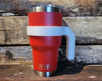 Customizable 30oz Tumbler Handle for YETI or RTIC, Compact Size