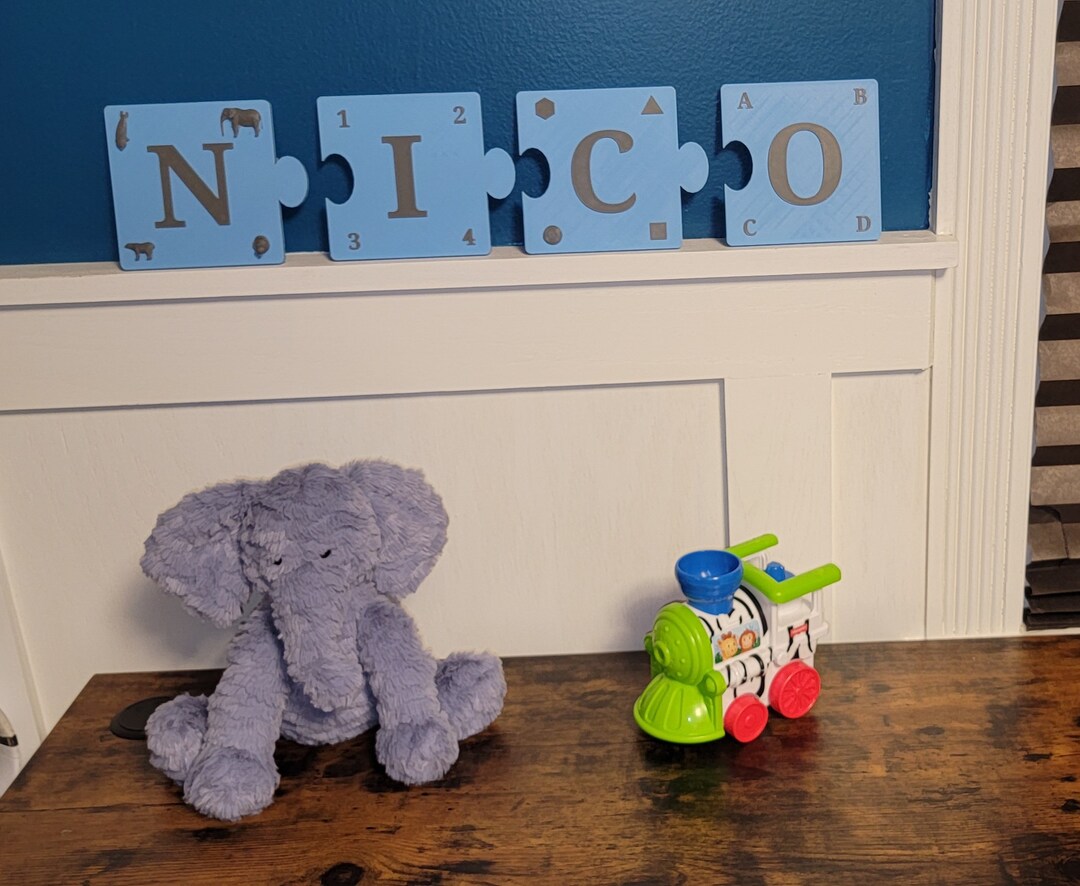 Name Frame Toy Customizable Kid Name Puzzle - Montessori Toy , 2 Years +, Toddler Toys ...