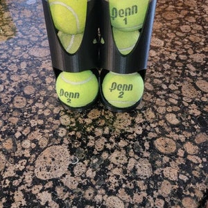 Tennis Ball Rack Dispenser- Dual Holder, Holds 6 Balls, Great Gift for ...