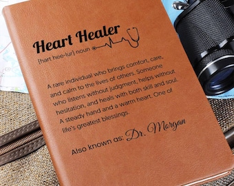Personalized Doctor Journal Gift – Custom Name Notebook for Doctor Appreciation