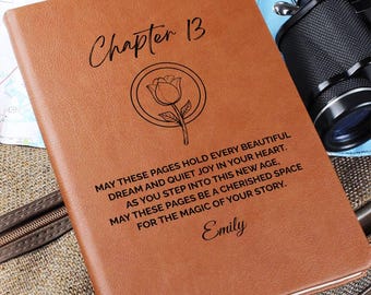 13th Birthday Journal Gift for Teenage Girls – Personalized Keepsake Notebook for 13th Birthday Celebrations