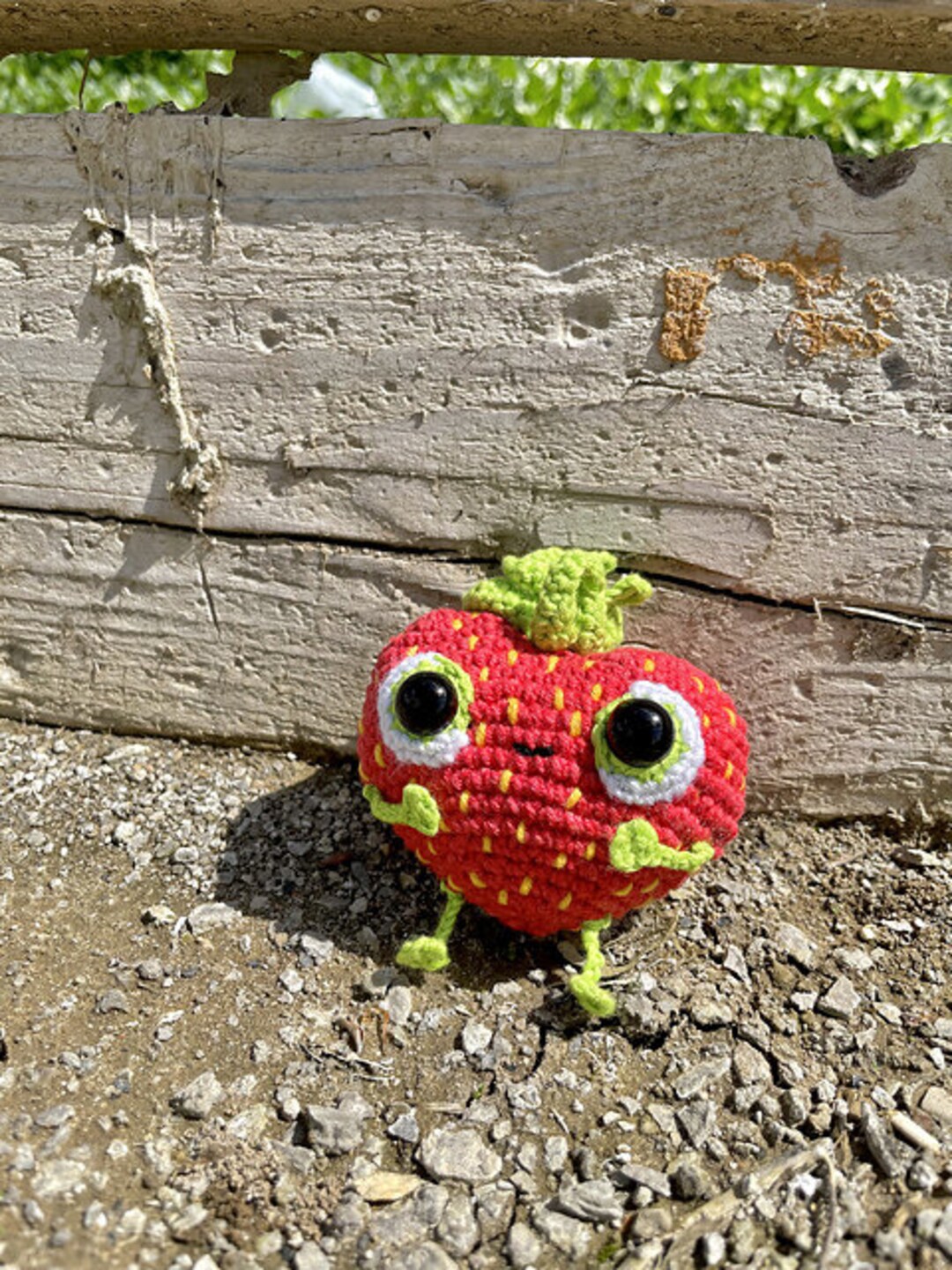 Barry the Strawberry Amigurumi Crochet Pattern *PATTERN ONLY* PDF