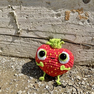 Barry the Strawberry Amigurumi Crochet Pattern *PATTERN ONLY* PDF