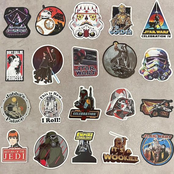 Star Wars Sticker Pack FREE SHIPPING Etsy