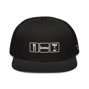 Eat Sleep Steadicam / Sombrero Snapback / Sombrero de cineasta / Sombrero de director / Sombrero para fotógrafo / Sombrero de camionero / Sombrero de fotógrafo / Sombrero de bordado