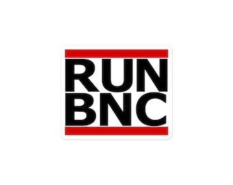 Ejecutar BNC / Pegatina de cineasta / Pegatinas de fotografía / Pegatina de cinematografía / Pegatina de vinilo / Pegatinas de la industria cinematográfica / Regalo de productor de cine