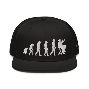 Director Evolution Hat | Film Director Hat | Filmmaker Cap | Film Producer Hat | Embroidery Hat |Filmmaker Gift | Snapback Hat | Trucker Hat