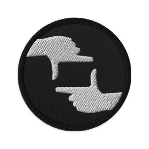 Camera Hands Patch | Patch for Filmmakers | Cinematography Patch | Embroidered Patch | Camera Patch | Photographer Patch | Filmmaker Gift