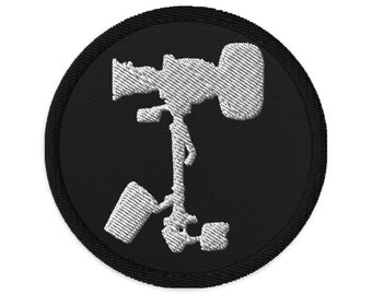 Steadicam Aufnäher | Kamera Aufnäher | Aufnäher für Filmemacher | Kinematografie Aufnäher | Gestickter Aufnäher | Fotograf Aufnäher | Geschenk für Filmemacher