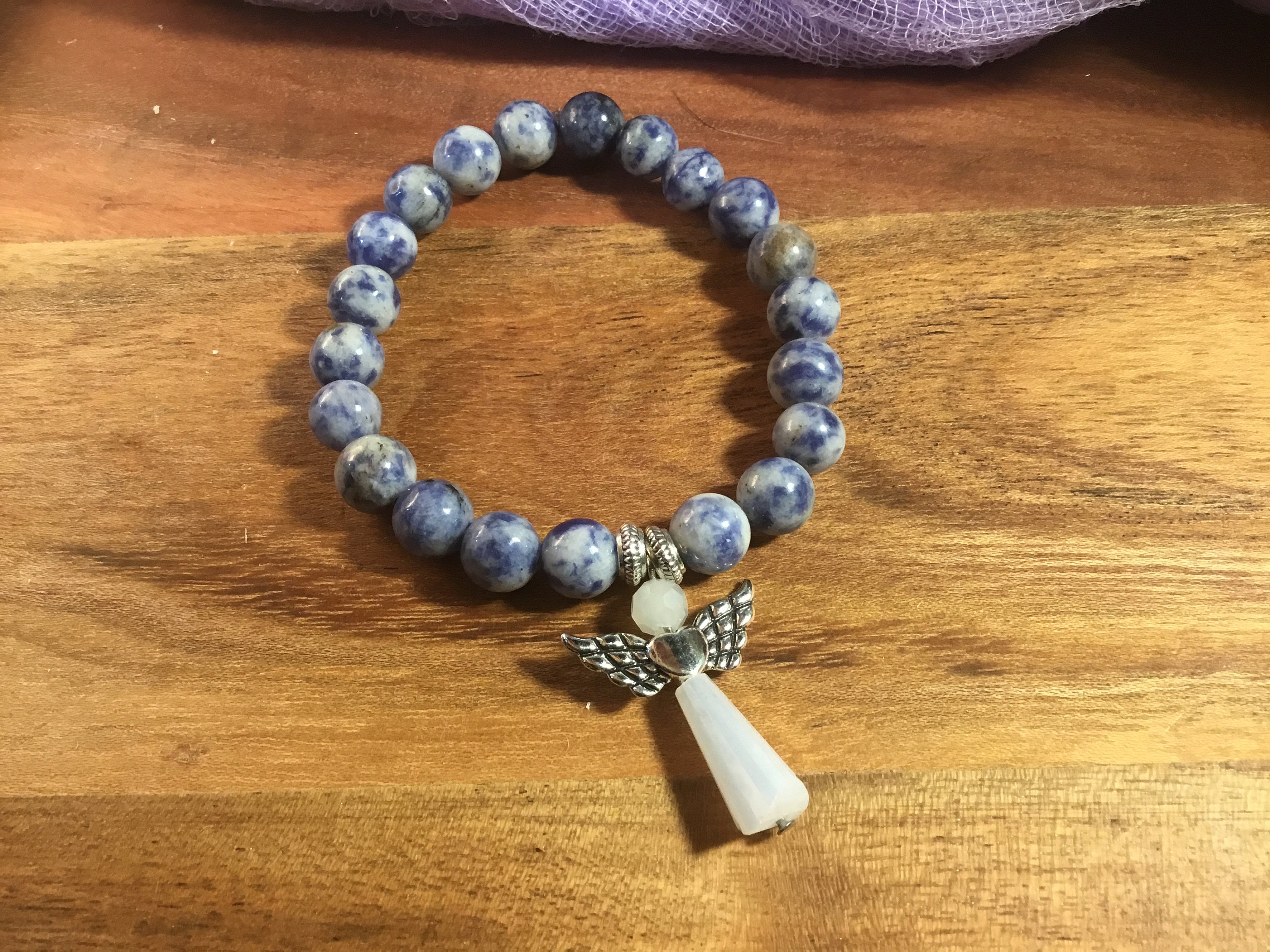 Grief Bracelets Love Ones Rememberedangel Above Us Remembrance Bracelet/healing Crystals Etsy