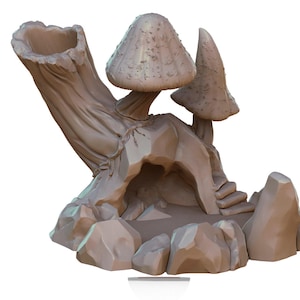 Mushroom Dice Tower for all your RPG Needs