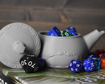 Gnome Dice, Token, Counter, Trinket Box USA Made • Handmade RPG Dice Box • Ars Moriendi Licensed • Dice Storage