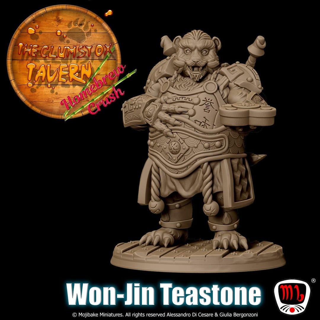 Panda Warrior | RPG Tabletop Compatible | 32mm,75mm Scales | All ...