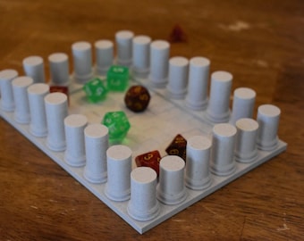 Pyramid Pillar Themed Dice Tray for all your RPG Needs