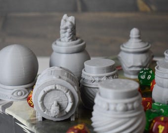 3 for 15 dollars Tiny Pots, potions and bombs!! Great for cosplay and expanded RPG gameplay w/ free shipping!! Made in USA