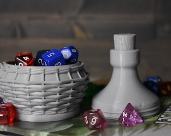 Halfling Dice, Token, Counter, Trinket Box USA Made • Handmade RPG Dice Box • Ars Moriendi Licensed • Dice Storage