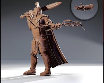 Storm Giant Warrior Sage | 32mm Scale | All Tabletop RPG Compatible | Unpainted Figure
