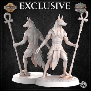 Anubis | Fantasy Resin Miniature | All Tabletop RPG Compatible | RPG | Mia Kay