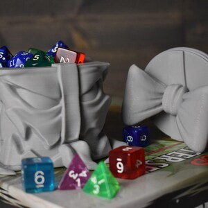 Present Mimic Dice, Token, Counter, Trinket Box USA Made • Handmade RPG Dice Box • Ars Moriendi Licensed • Dice Storage
