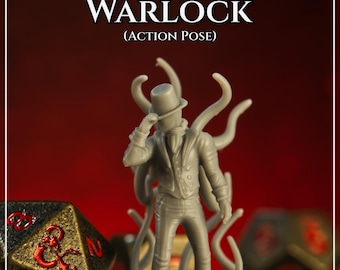 Figura de resina de brujo plasmoide (minijuego de rol de ciencia ficción y fantasía) / Spelljammer, lanzador de mocos / Minijuego de rol de mesa