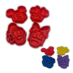 Tagliapasta per biscotti di Topolino, Minnie, Paperino, Daisy