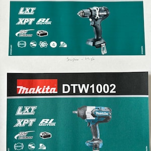 Makita Festools MBOX Bosch Hikoki Tool Worx Sticker Labels image 10