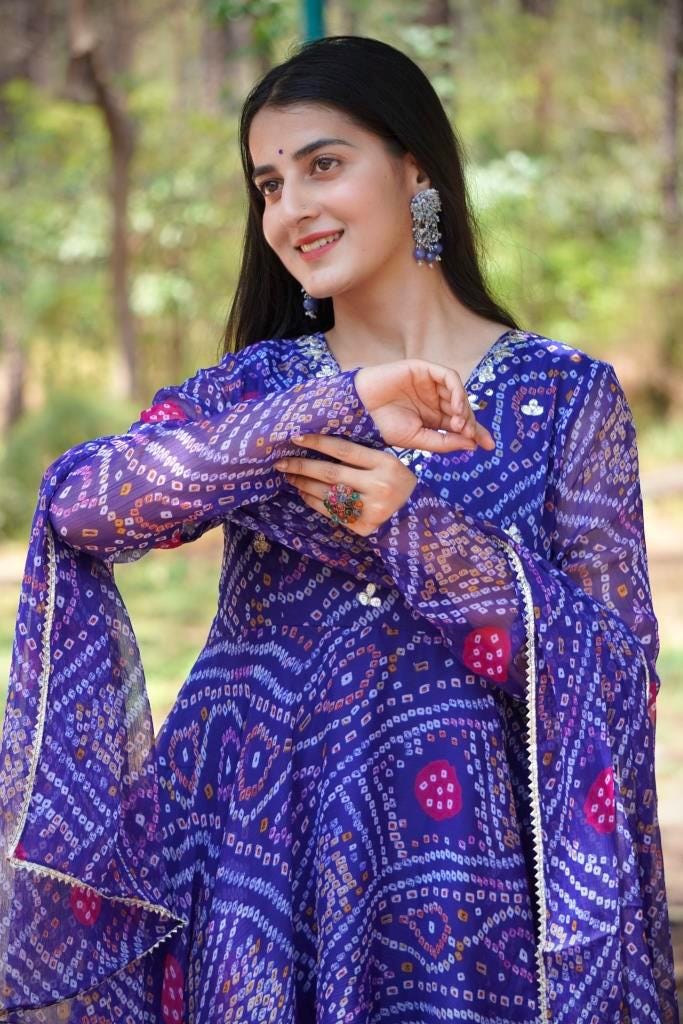 Cotton Suit Chiffon Dupatta