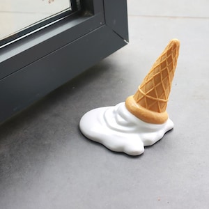 Door stop, window stop, ice cream door stop, creative door stop, spoof props, ice cream modeling props