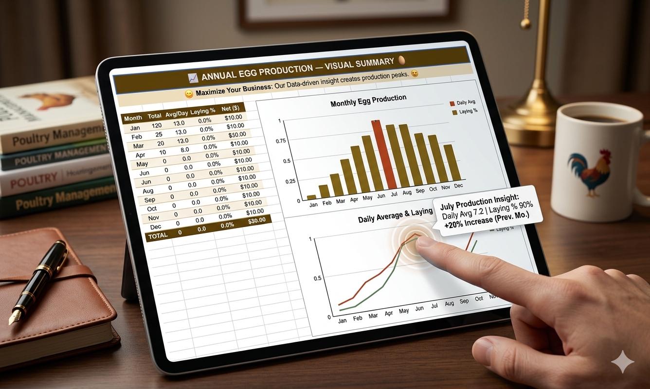 Chicken Tracker Dashboard - NPIP Record Keeping Log - Automated Poultry ...