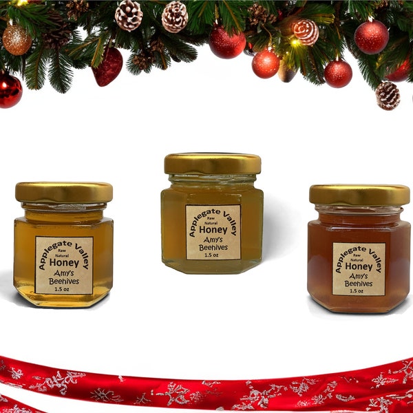 Honey Sampler - 3 varieties of natural raw honey