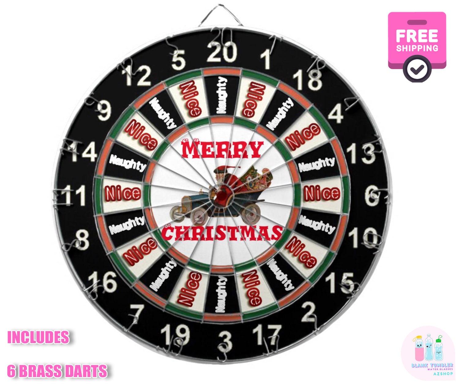 Classic Dart Board - Etsy