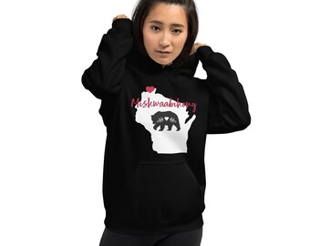 Miskwaabikong Bear  Hoodie