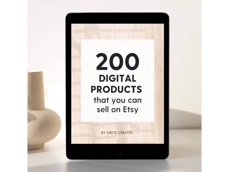 Digital Product Ideas, How to Sell Digital Downloads on Etsy, Beginners