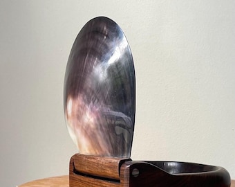 Alexandre Noll Carved Wood and Shell Box