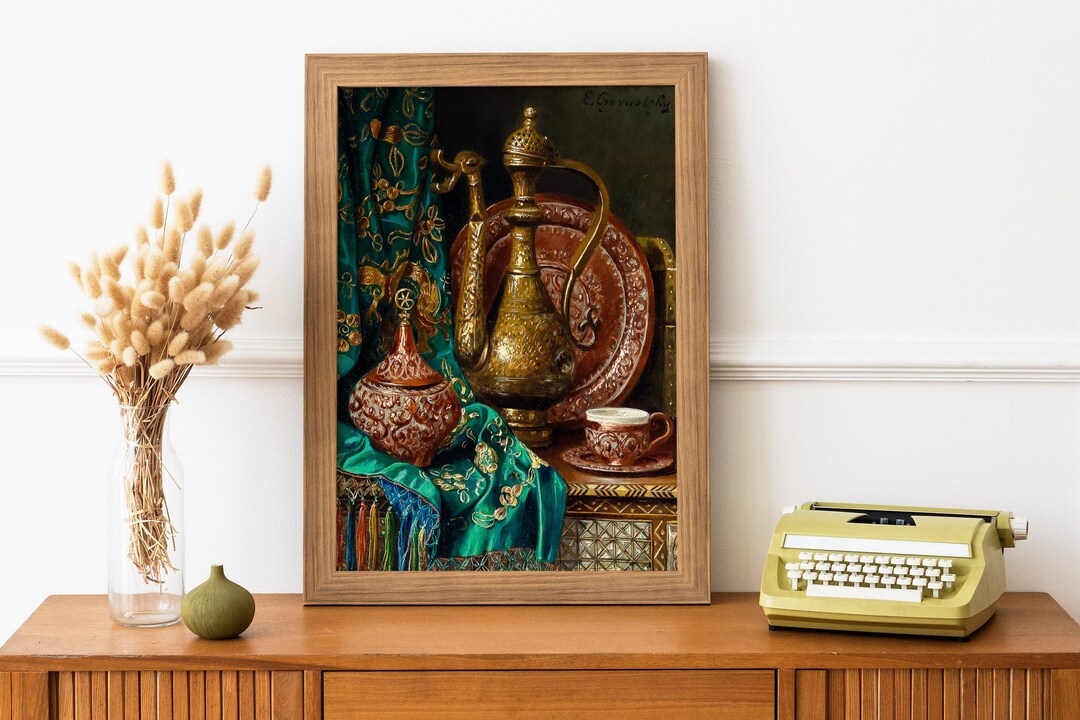 PRINTABLE Traditional Still Life Pottery Painting Vintage - Etsy