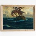 Vintage the Flying Dutchman,printable Wall Art,digital Downloadable ...