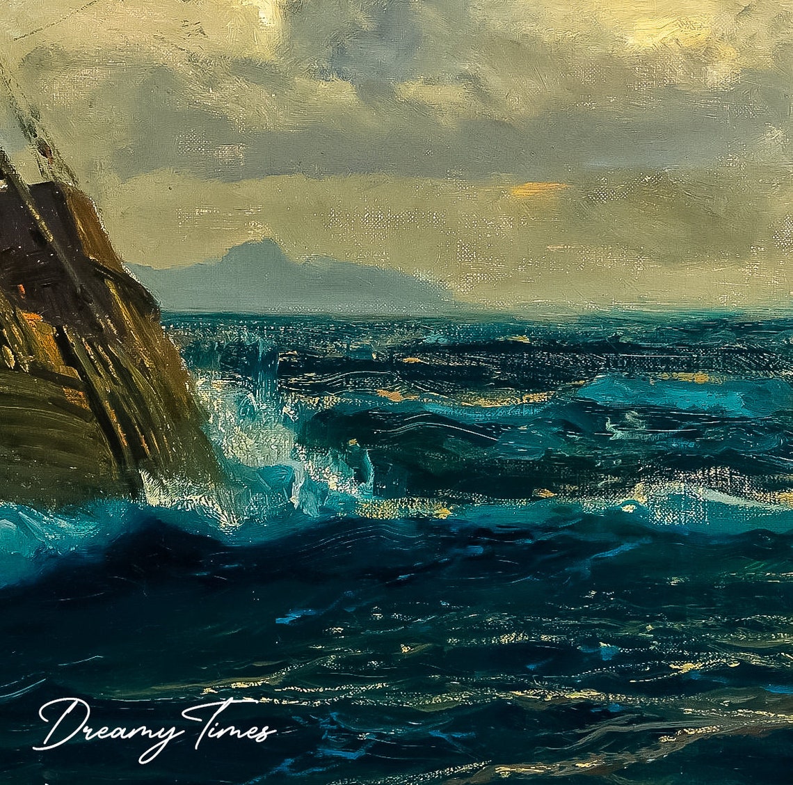 Vintage the Flying Dutchman,printable Wall Art,digital Downloadable ...
