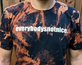 everybodysnotnice bleached MGK t-shirt