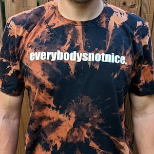 everybodysnotnice bleached MGK t-shirt