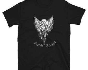 Hysteric Angel Coquette Graphic T-shirt, Funny Meme Streetwear