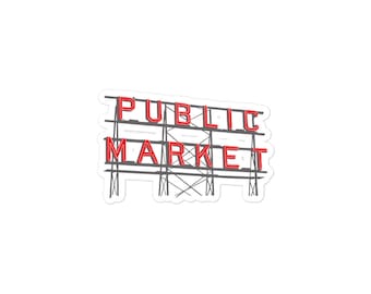 Public Market Seattle sticker