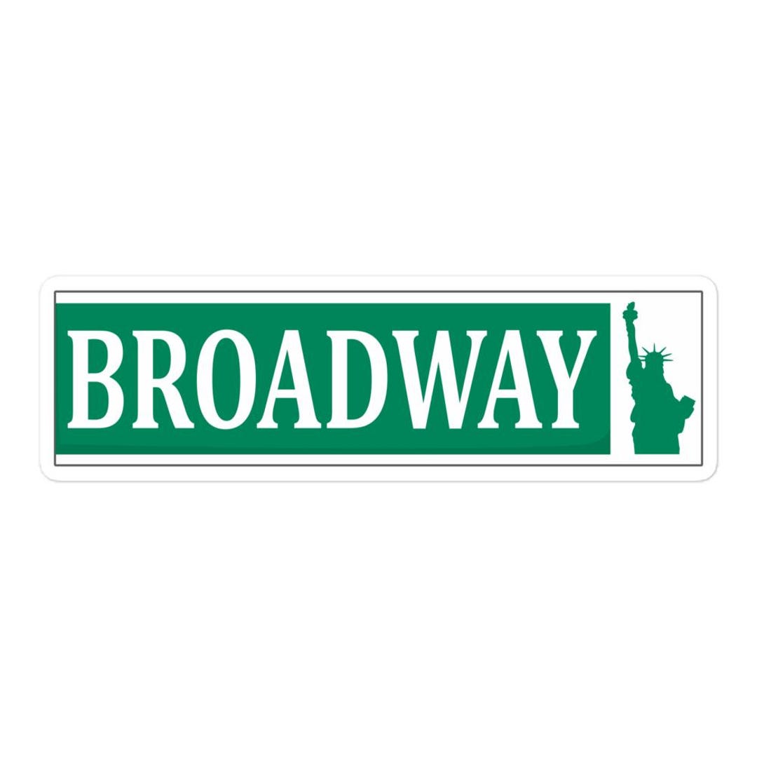 Broadway New York City Sticker - Etsy