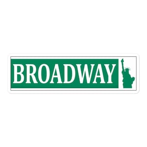Broadway New York City Sticker